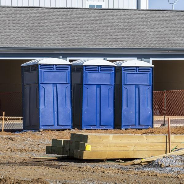 Heavy-duty construction site porta potty in Grass Valley, California